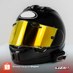 CLEAN Mirror Helm Arai RX-7X / Astro GX Photocromic Flat Iridium (48A) - Alternate View
