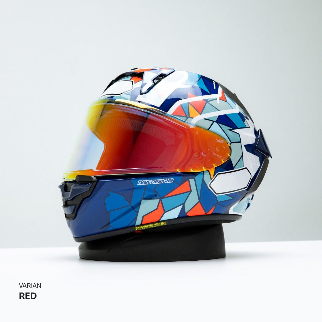 Clean Mirror Helm Photochromic Iridium Visor X15 & Z8