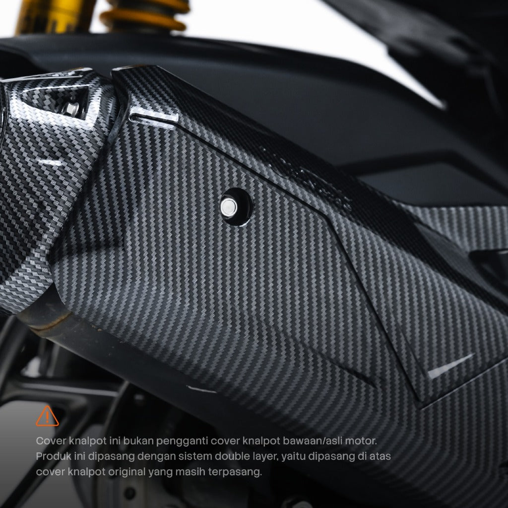 NEMO Cover Exhaust Carbon Vario 160 Gen 1 and Evo (2022-2026)