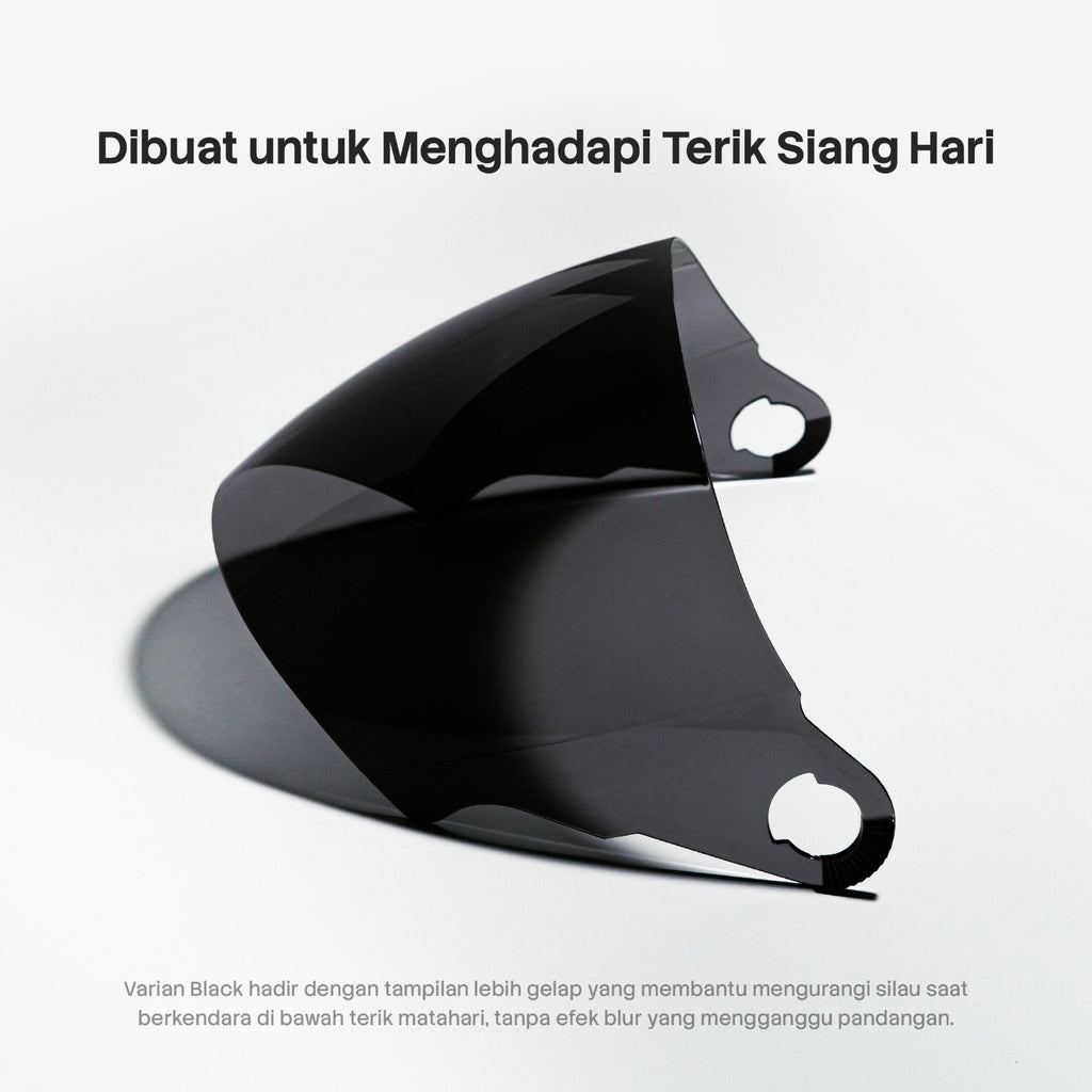 Clear Mirror Helm No 27 Helm Honda / Ink CX 22 / BMC 550 / KYT Forza - Alternate View
