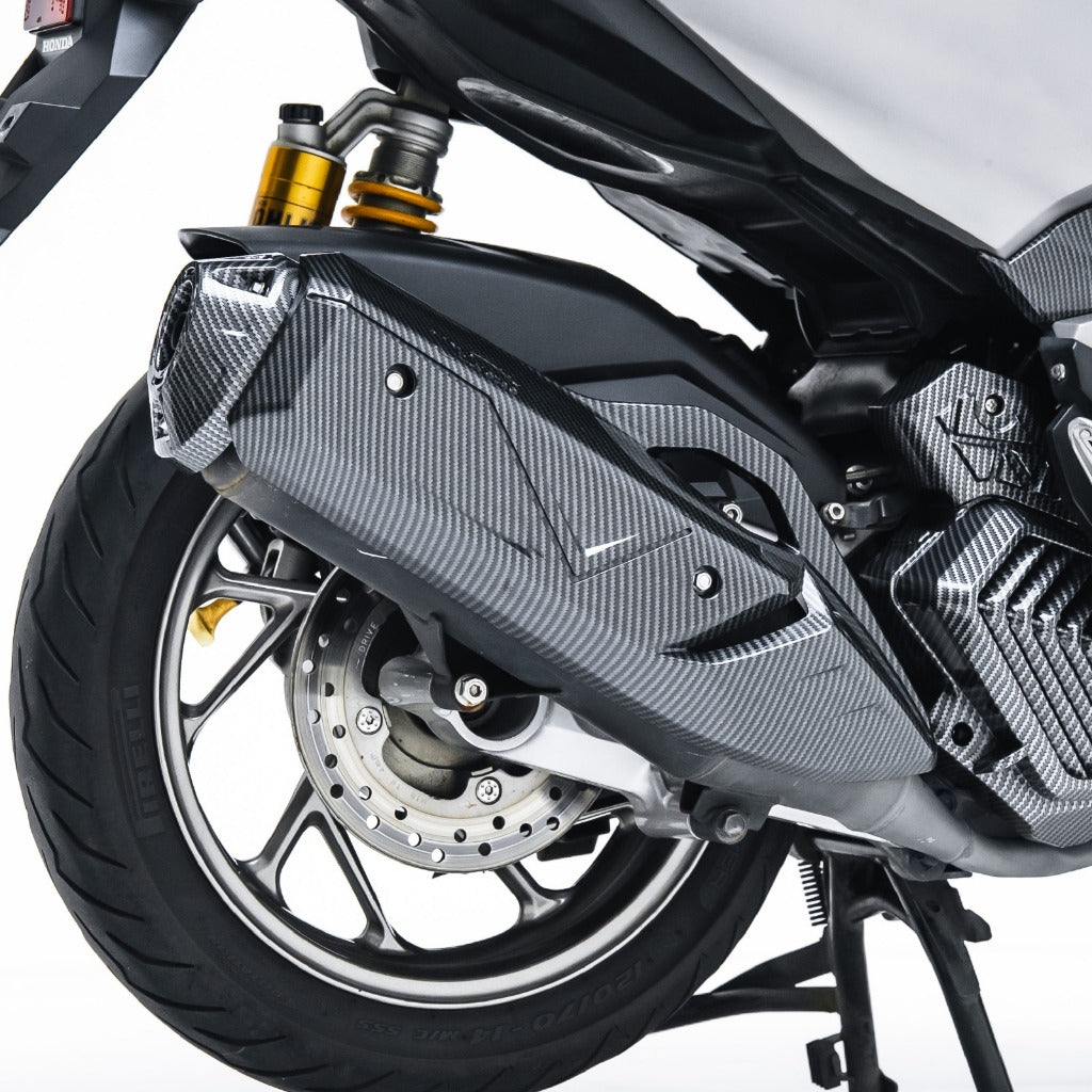 NEMO Cover Exhaust Carbon Honda Vario 160 Gen 1 and Evo ()