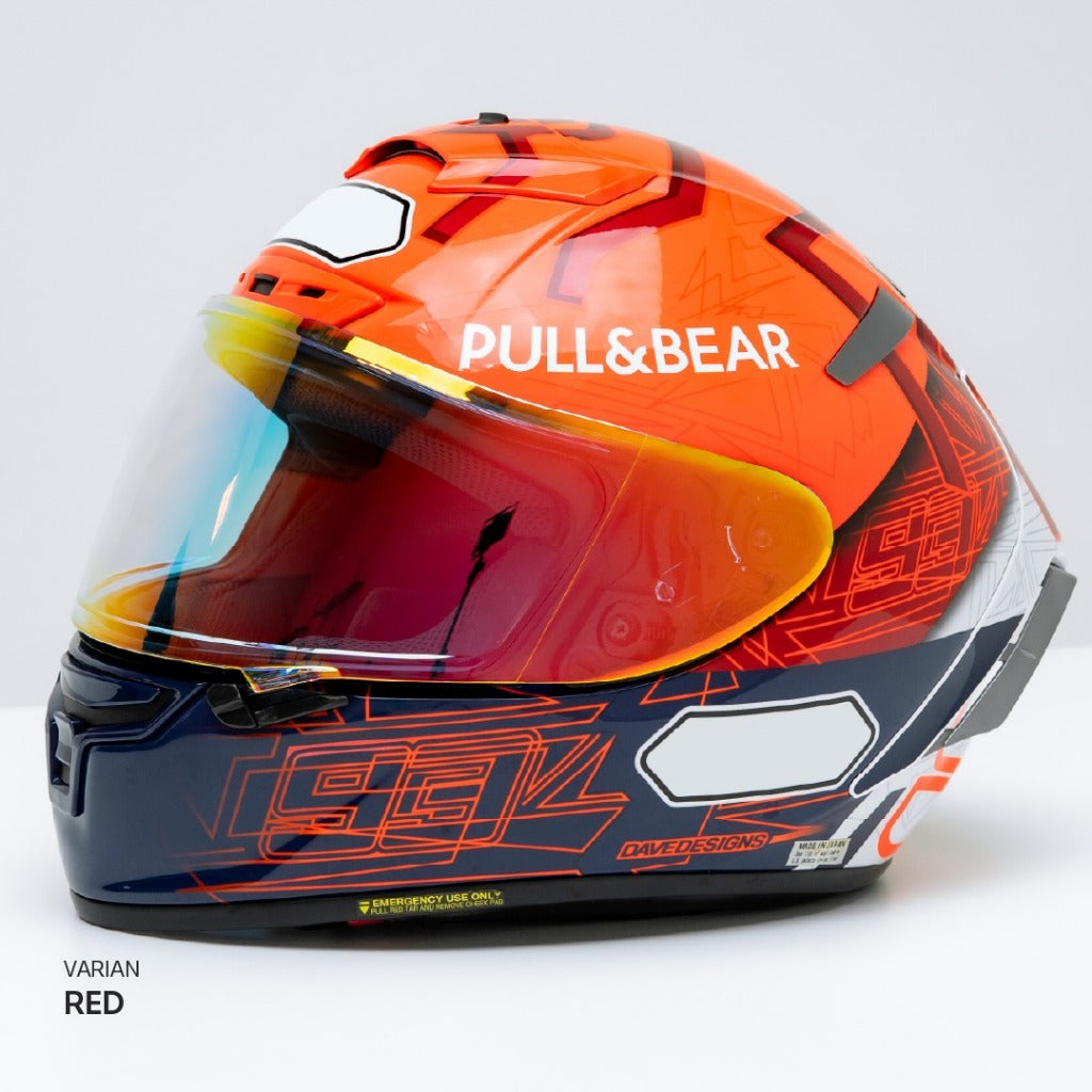 Clean Mirror Helm Photochromic Iridium Visor X14