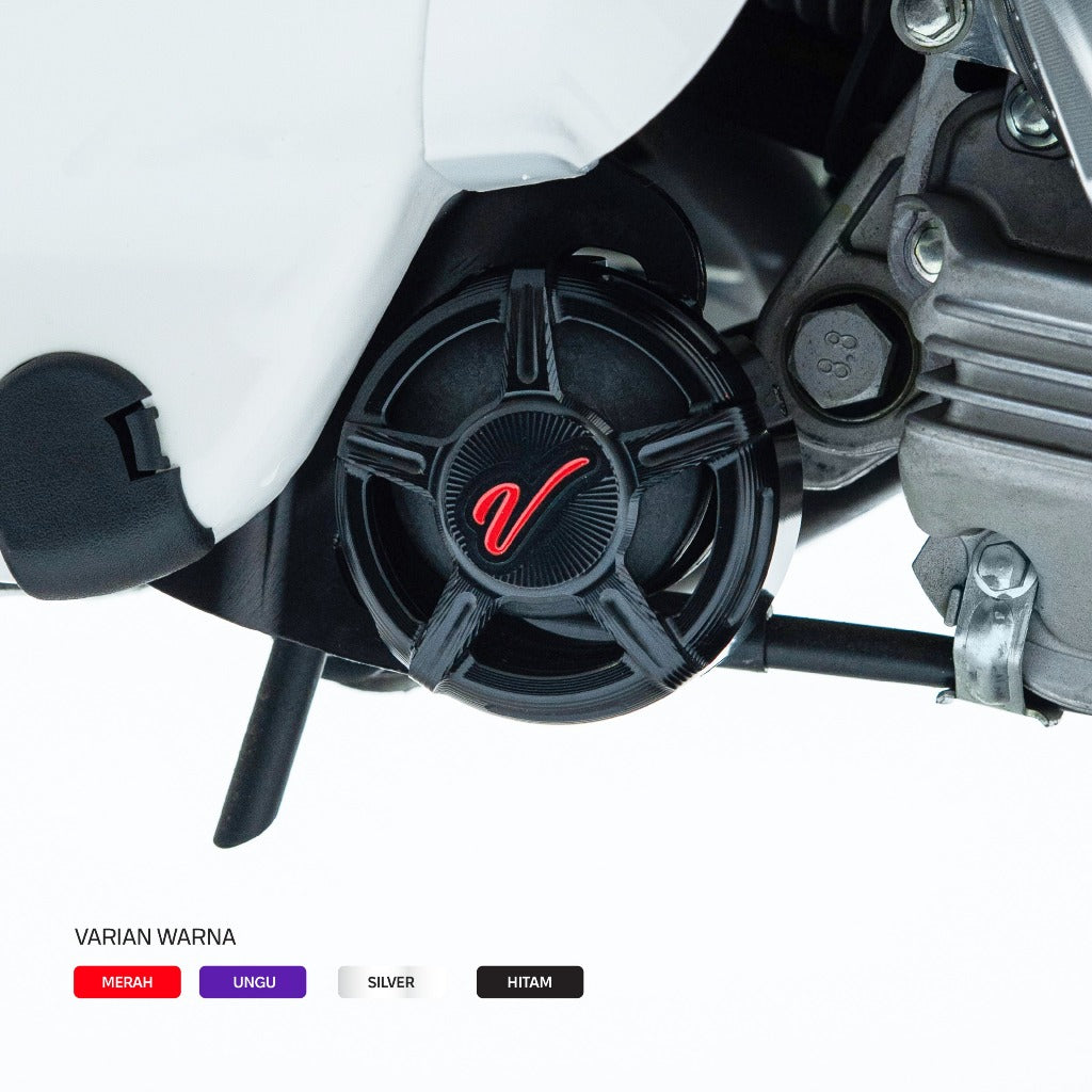 Virtu Cover Mounting CNC Vespa Sprint, Primavera, GTS, S & LX