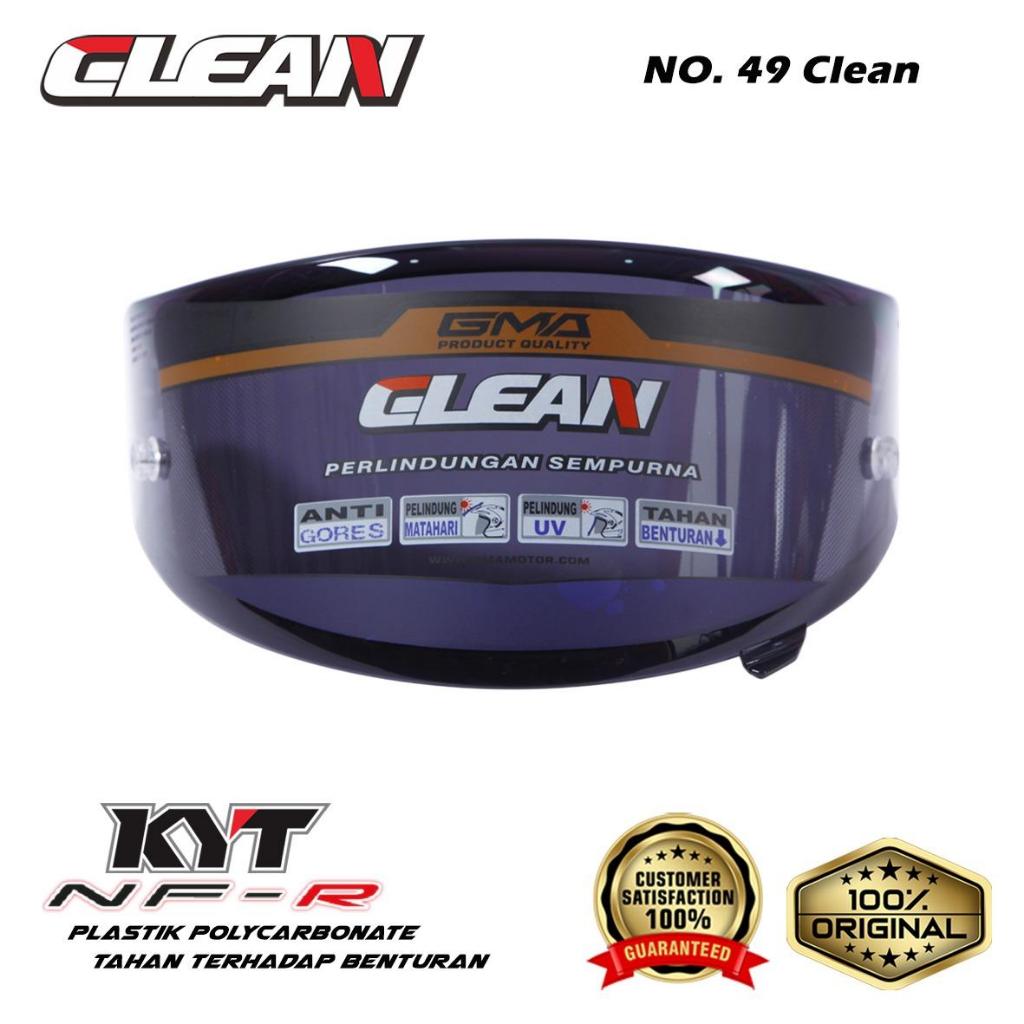 CLEAN Mirror Helm (No.49) KYT NFR Fullface / Visor NF-R / NX Race - Alternate View
