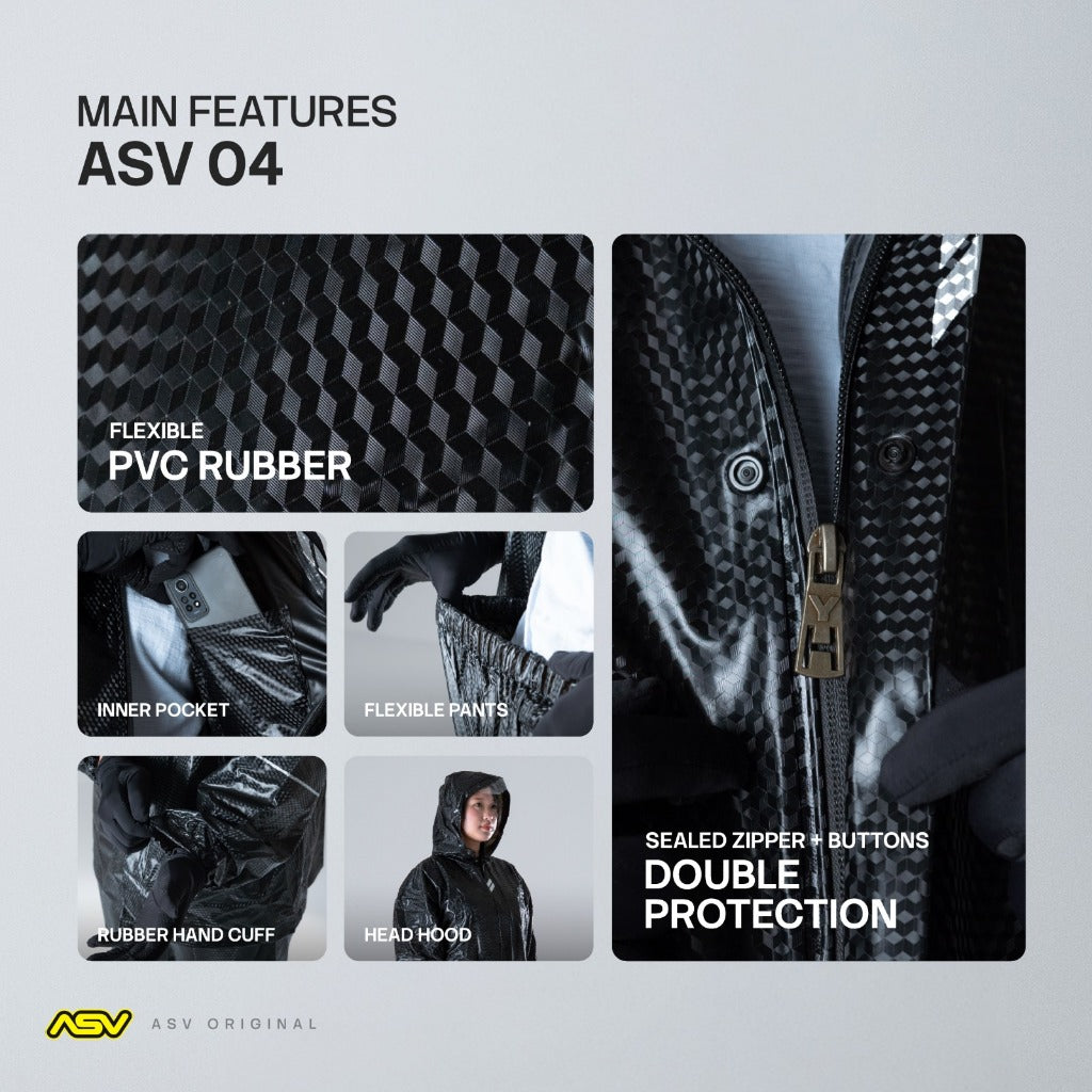 Jas Hujan ASV 04 PVC Rubber