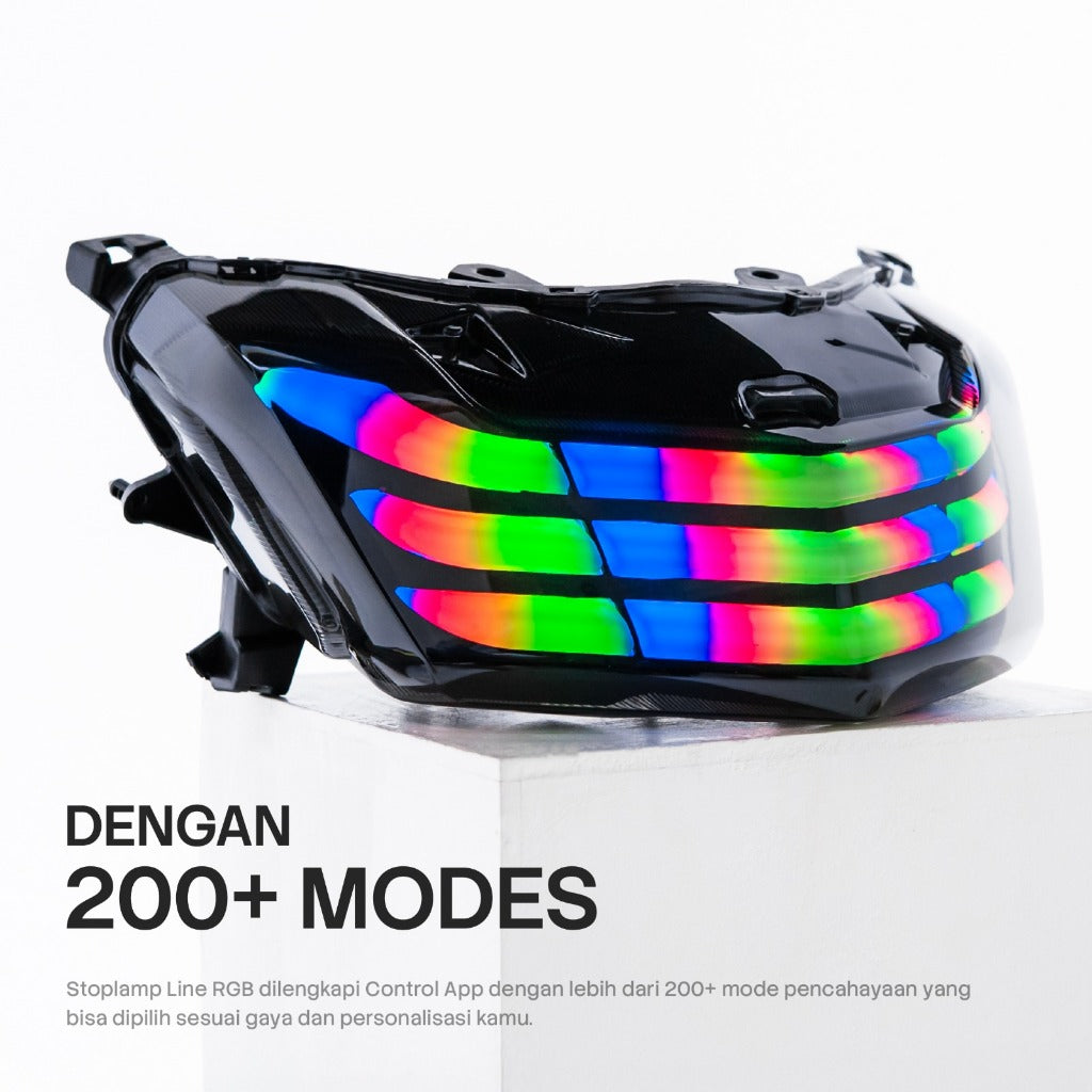 JPA Tail Light / Tail Light Garis RGB for Yamaha NMAX Old (2015-2019) - Alternate View