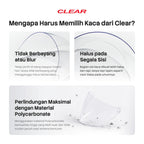 Clear Mirror Helm / Visor 15 Helm Takachi / J-Star