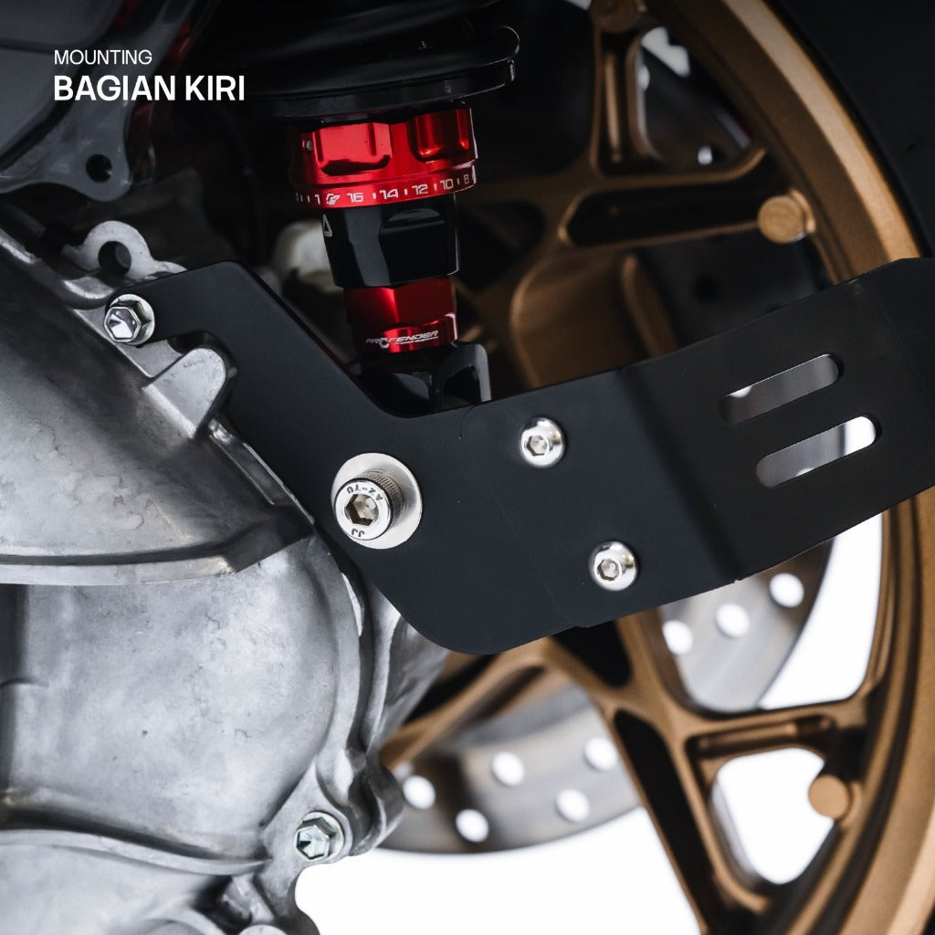 Nitex Mudguard Aluminium XMAX Old, Connected and Tech Max