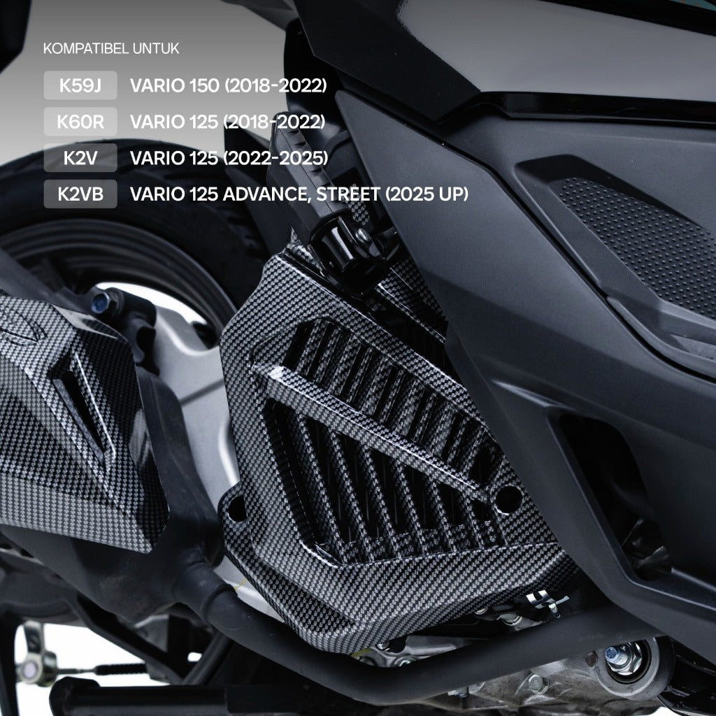 NEMO Cover Radiator Carbon for Honda Vario 125 / 150 (2018-2026)