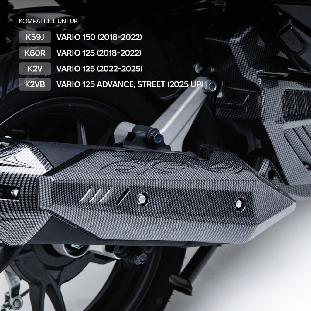 Nemo Cover Exhaust Carbon Vario 125 / 150 (2018-2026)