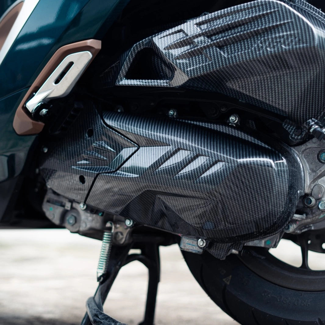 Nemo Carbon Front & Rear CVT Cover Honda Stylo 160
