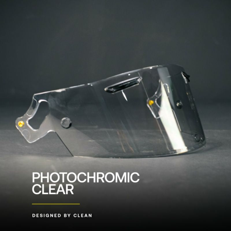 CLEAN Mirror Helm Arai RX-7X / Astro GX Flat Photochromic (48A) Clear