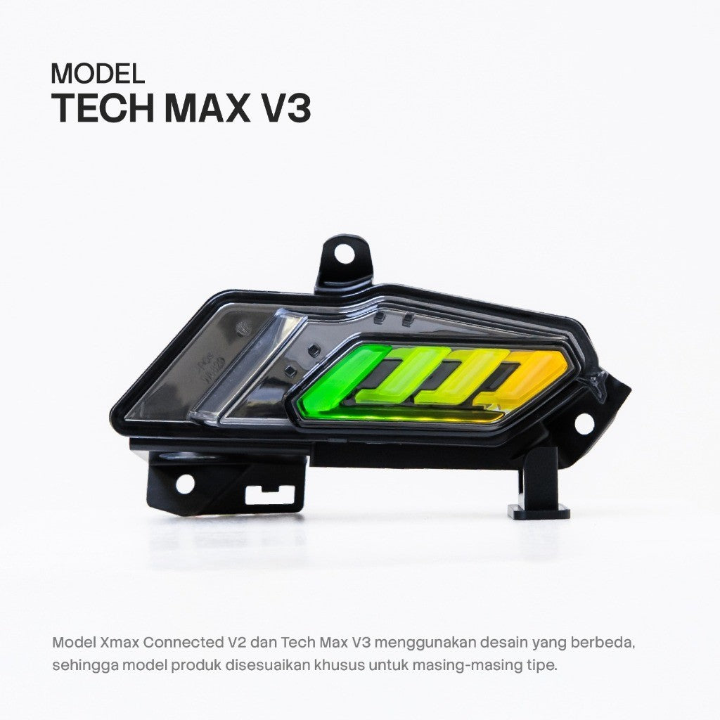 JPA Turn Signal Front RGB XMAX Connected V2 and Tech Max V3 - Alternate View