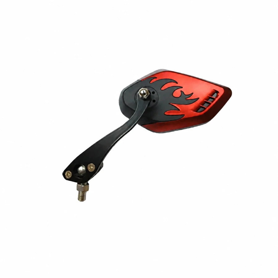GMA Universal Iron Stem Flame Rear View Mirror 2680-3