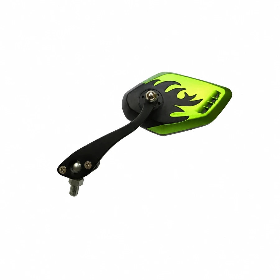 GMA Universal Iron Stem Flame Rear View Mirror 2680-3
