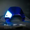 Windshield Iridium Type Shark Vespa Piaggio Primavera Tipe Shark - Biru - Image 2
