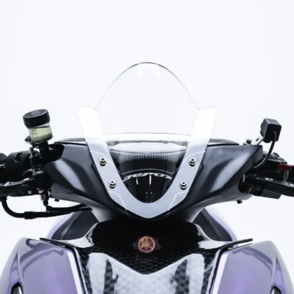 NEMO WINDSHIELD TYPE BUBBLE 2 TONE YAMAHA AEROX CONNECTED