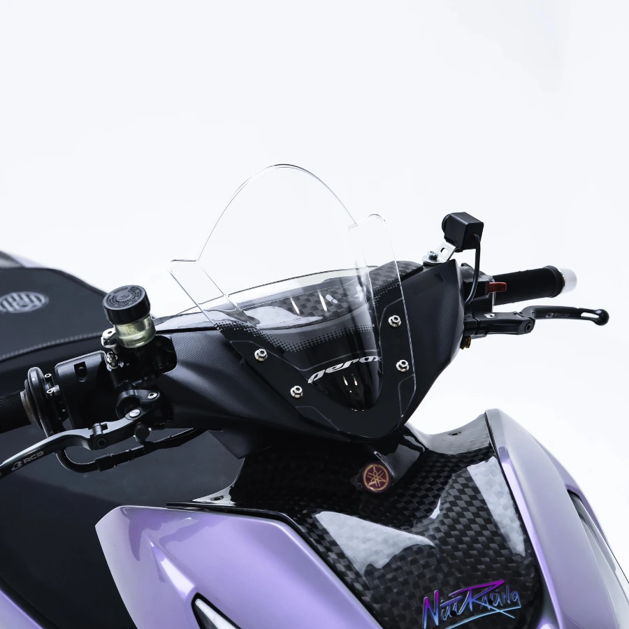 NEMO WINDSHIELD TYPE BUBBLE 2 TONE YAMAHA AEROX CONNECTED