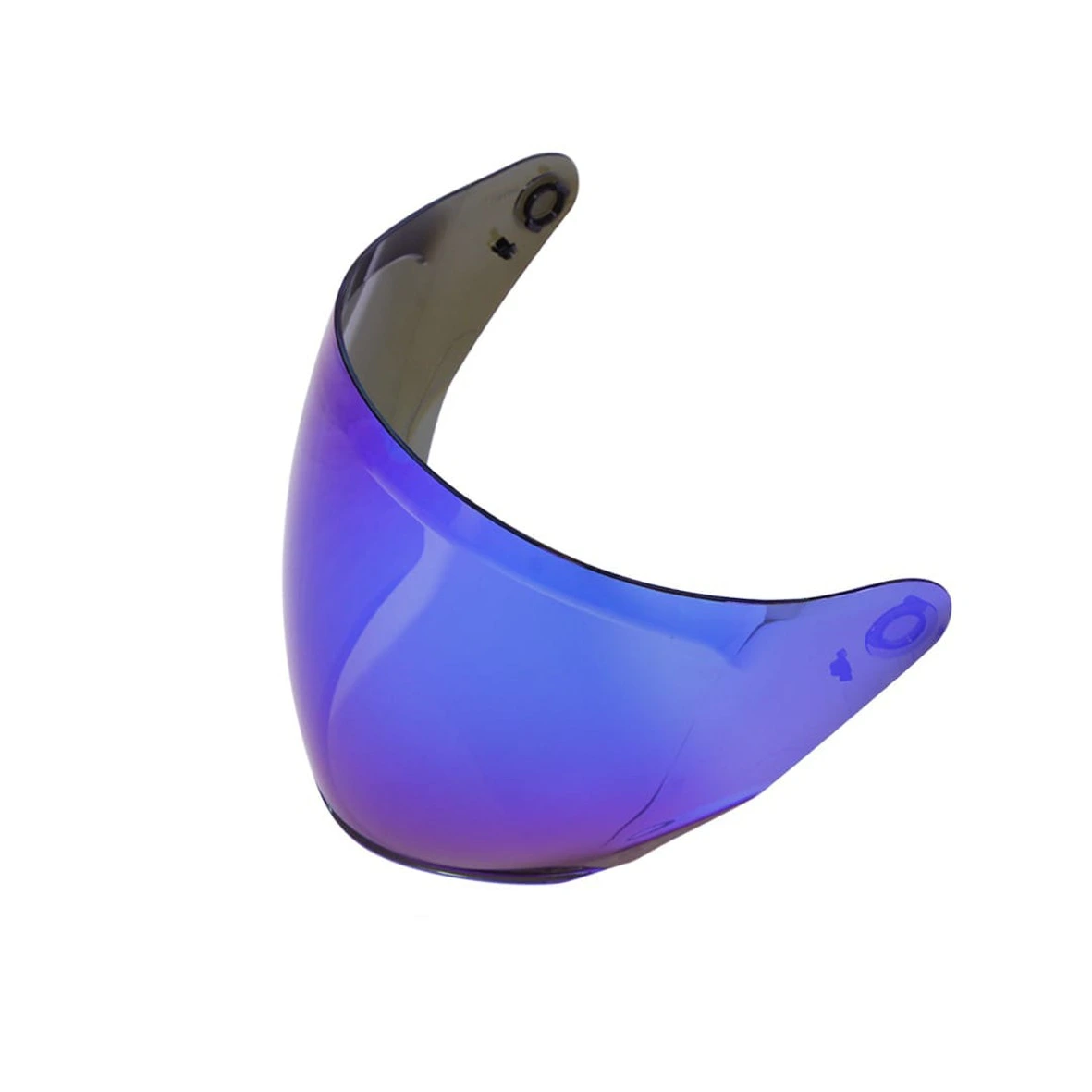VISOR IRIDIUM HALF FACE KYT NFJ - REVO BLUE