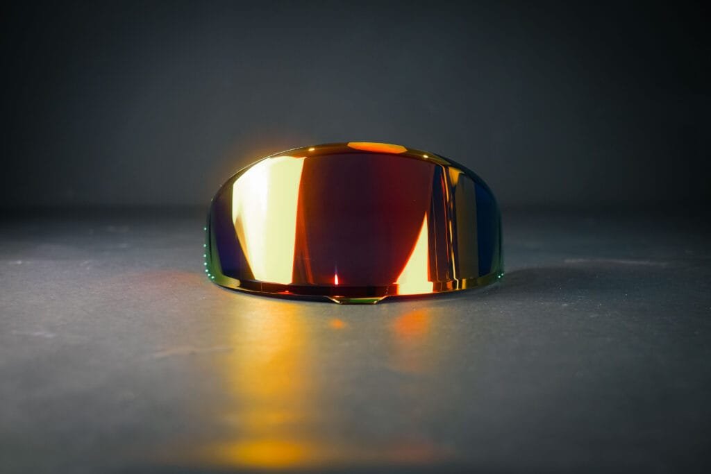 Clean Shoei Iridium Helmet Visor Z8, X-15, X-SPR