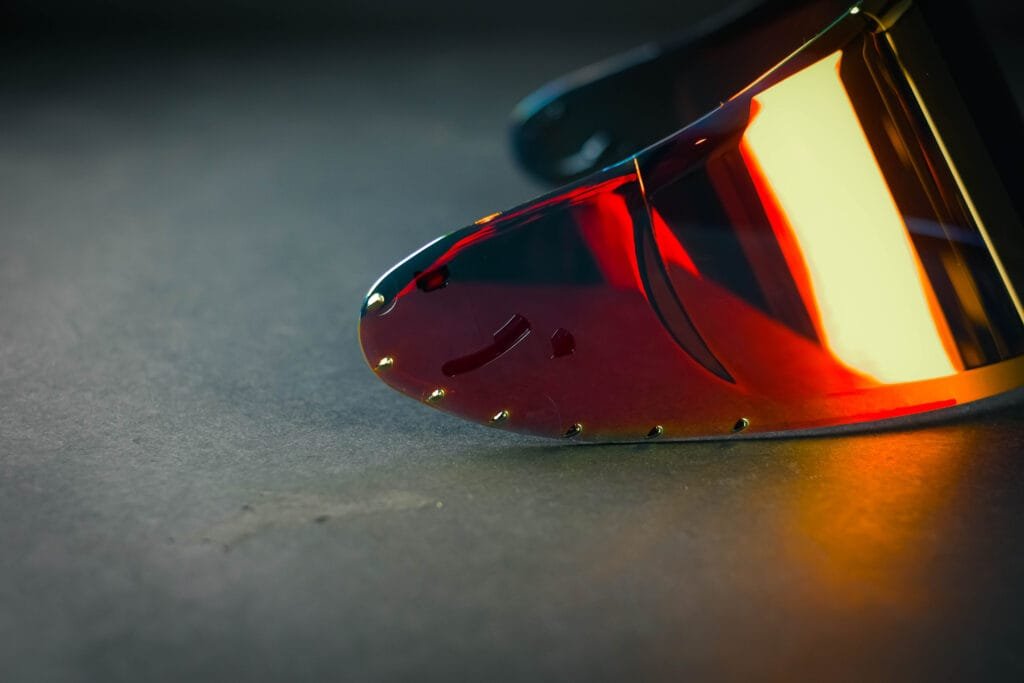 CLEAN SHOEI Z8, X-15, X-SPR IRIDIUM VISOR