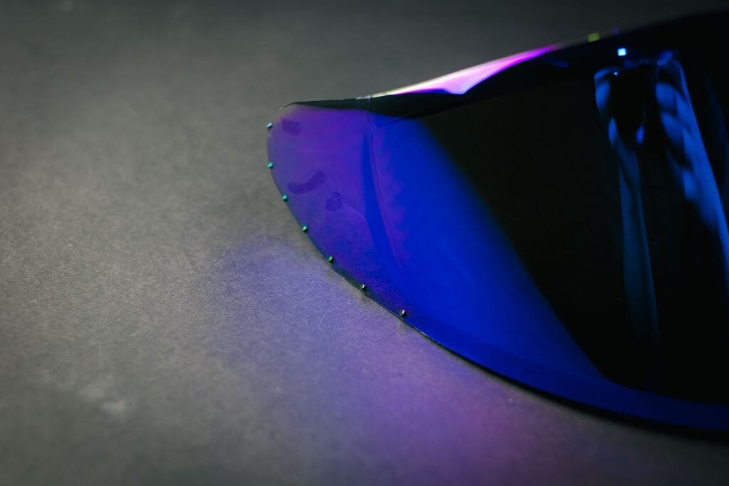 CLEAN SHOEI Z8, X-15, X-SPR IRIDIUM VISOR