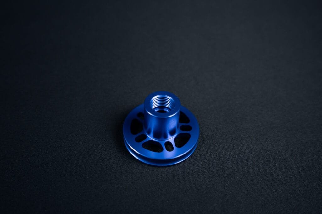 AXLE NUT COVER XMAX CONNECTED BLUE