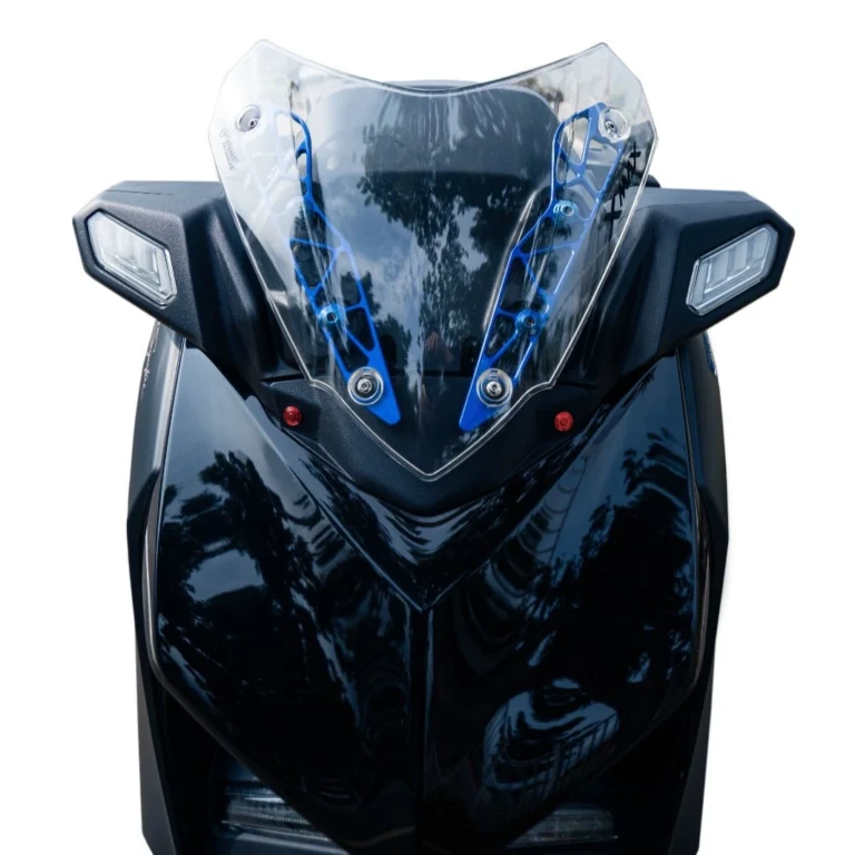 NEMO Windshield Type Sporty + CNC Bracket Yamaha Xmax Connected