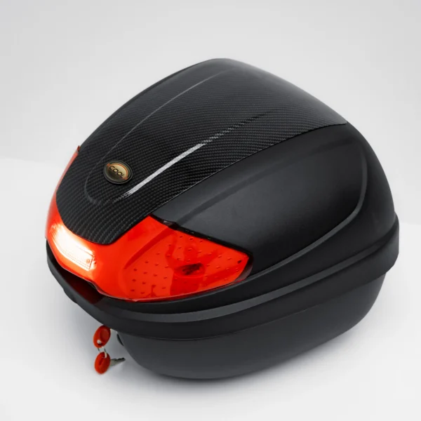 Universal Rear Motorcycle Cool Box Carbon Type 004