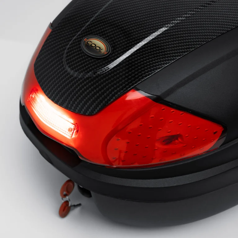 Universal Rear Motorcycle Cool Box Carbon Type 004