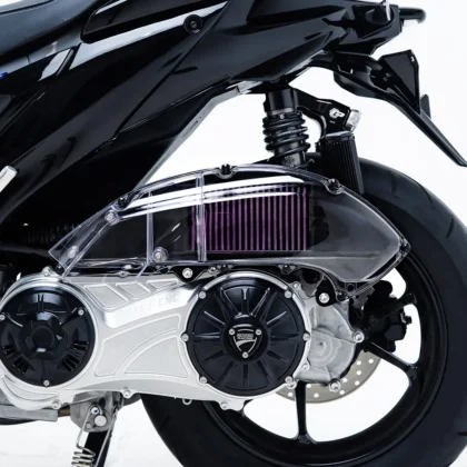 TRANSPARENT AIR FILTER COVER AEROX CONNECTED/ AEROX ALPHA/NMAX CONNECTED - CLEAR