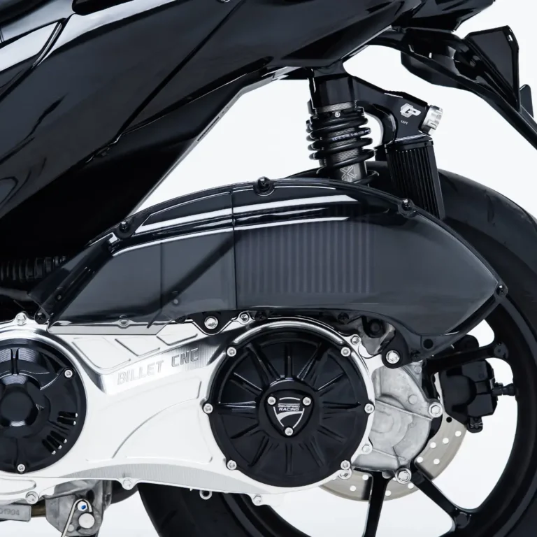 TRANSPARENT AIR FILTER COVER AEROX CONNECTED/ AEROX ALPHA/NMAX CONNECTED - SMOKE