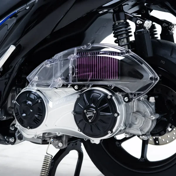 TRANSPARENT AIR FILTER COVER AEROX CONNECTED/ AEROX ALPHA/NMAX CONNECTED - CLEAR