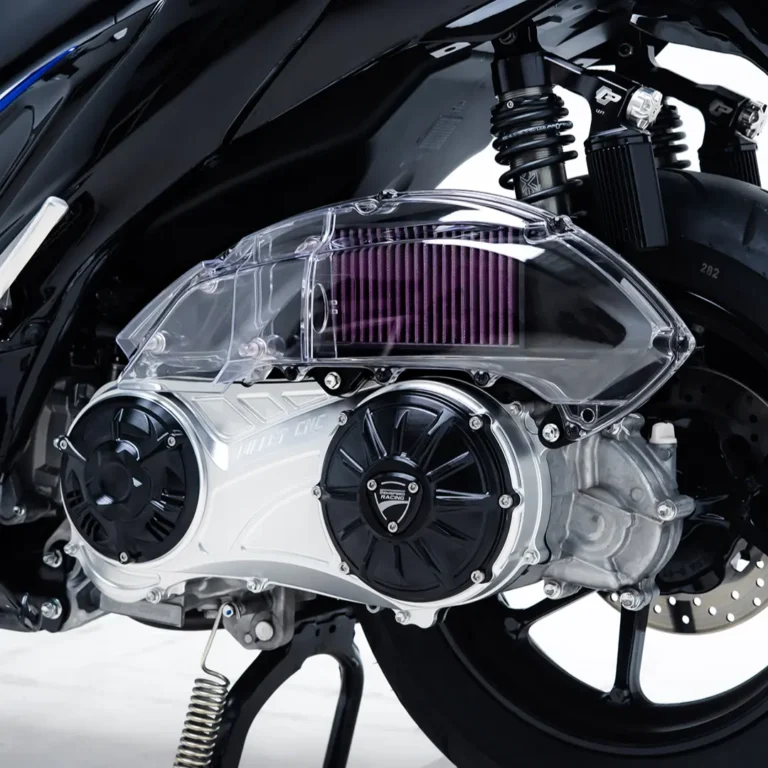 TRANSPARENT AIR FILTER COVER AEROX CONNECTED/ AEROX ALPHA/NMAX CONNECTED - CLEAR