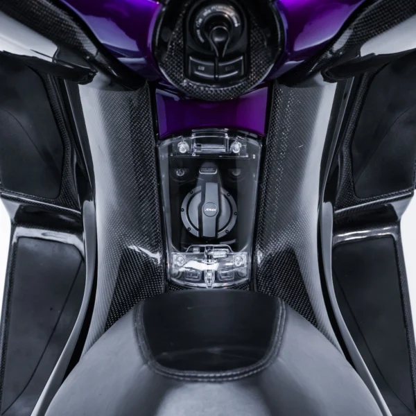 TRANSPARENT FUEL COVER YAMAHA XMAX