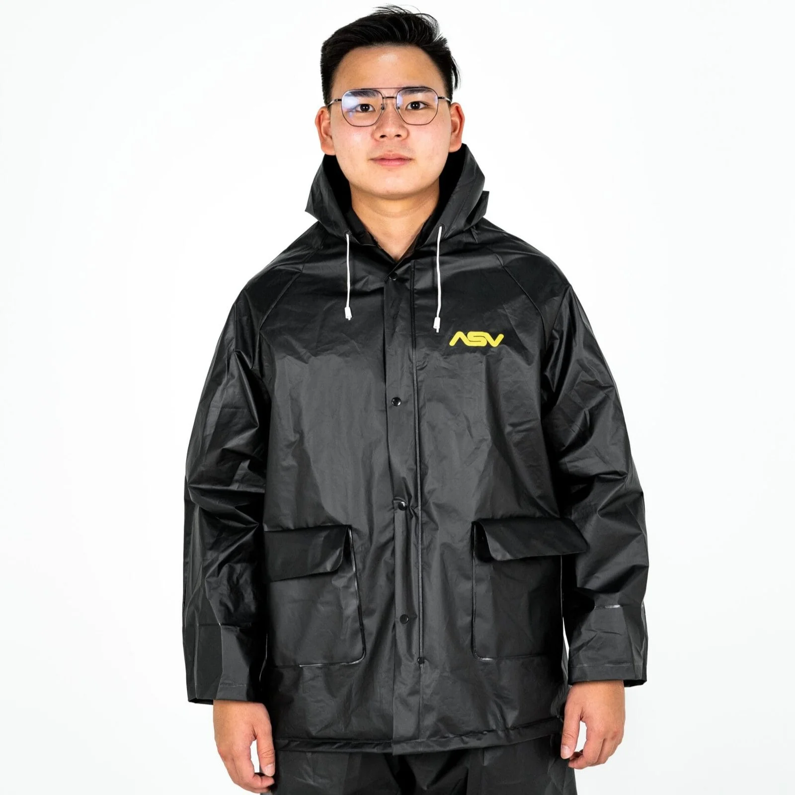 RAINCOAT ASV OSAKA - BLACK