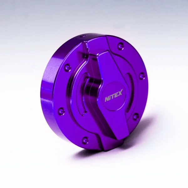 NITEX UNIVERSAL CNC FUEL CAP FOR NMAX CONNECTED / NMAX TURBO & NEO / AEROX / STYLO / PCX / ADV / BEAT / VARIO - PURPLE