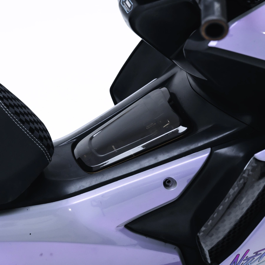 TRANSPARENT FUEL CAP AEROX CONNECTED - SMOKE