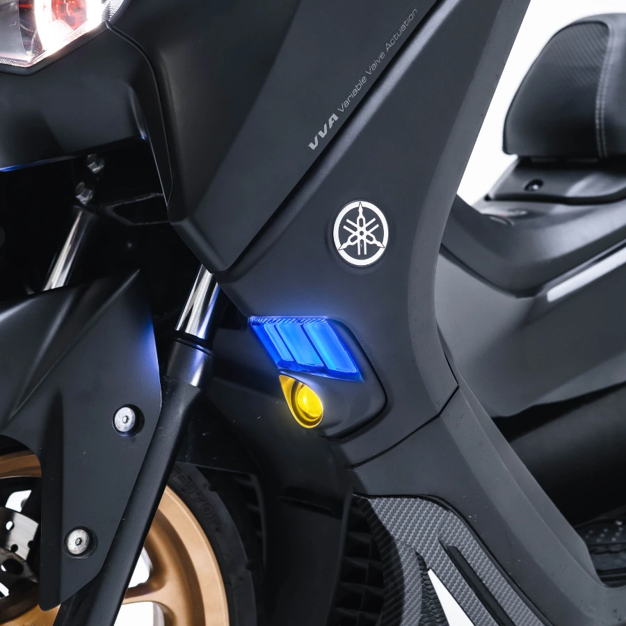 FRONT LED TURN SIGNAL PRO J NMAX CONNECTED - BLUE